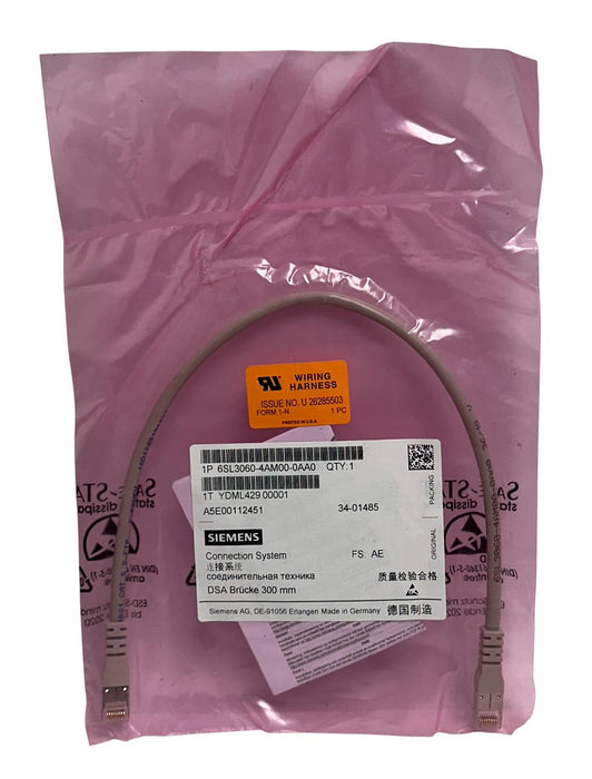 6 SIEMENS 6SL3060-4AM00-0AA0 / 6SL30604AM000AA0 CONNECTION SYSTEM CABLES NSFS