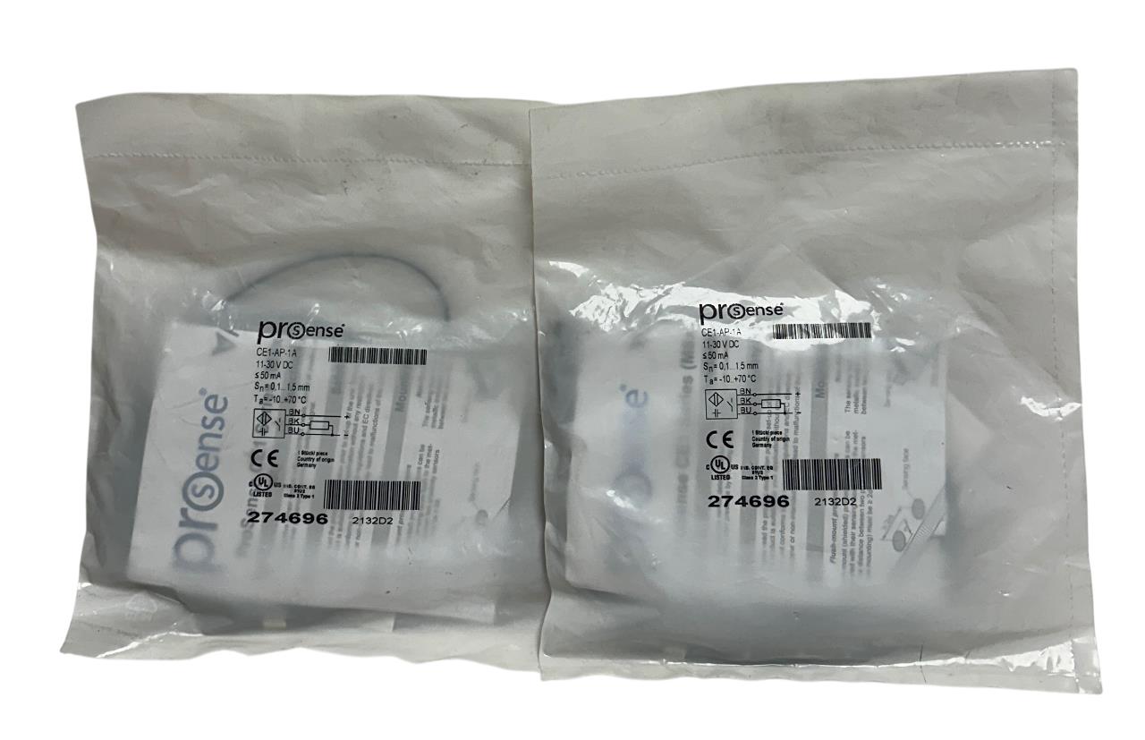 2 AUTOMATIONDIRECT PROSENSE CE1-AP-1A / CE1AP1A CAPACITIVE SENSORS 11-30VDC NSFS