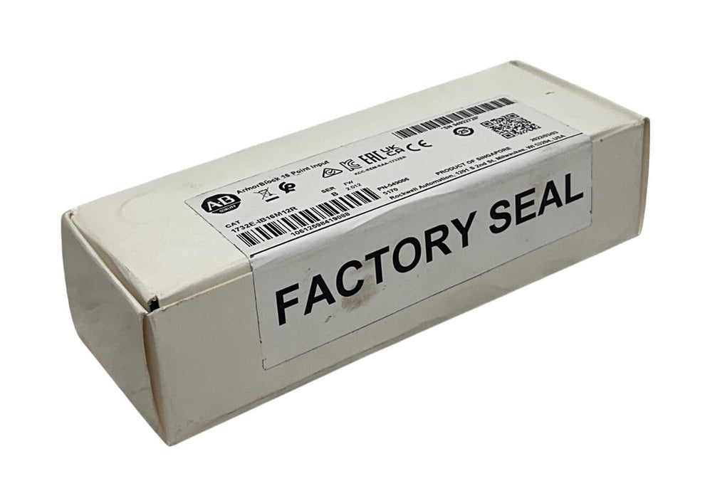 ALLEN BRADLEY 1732E-IB16M12R /B ArmorBlock 16-PT INPUT MODULE EtherNet/IP NSFS