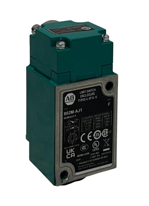 ALLEN BRADLEY 802M-AJ1 /F BULLETIN 802M LIMIT SWITCH PRE-WIRED 802M-AX HEAD USNP