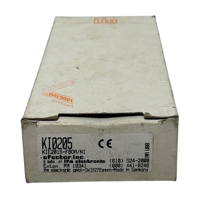 IFM EFECTOR KIE2015-FBOA/NI / KI0205 CAPACITIVE PROXIMITY SWITCH / SENSOR NSMP