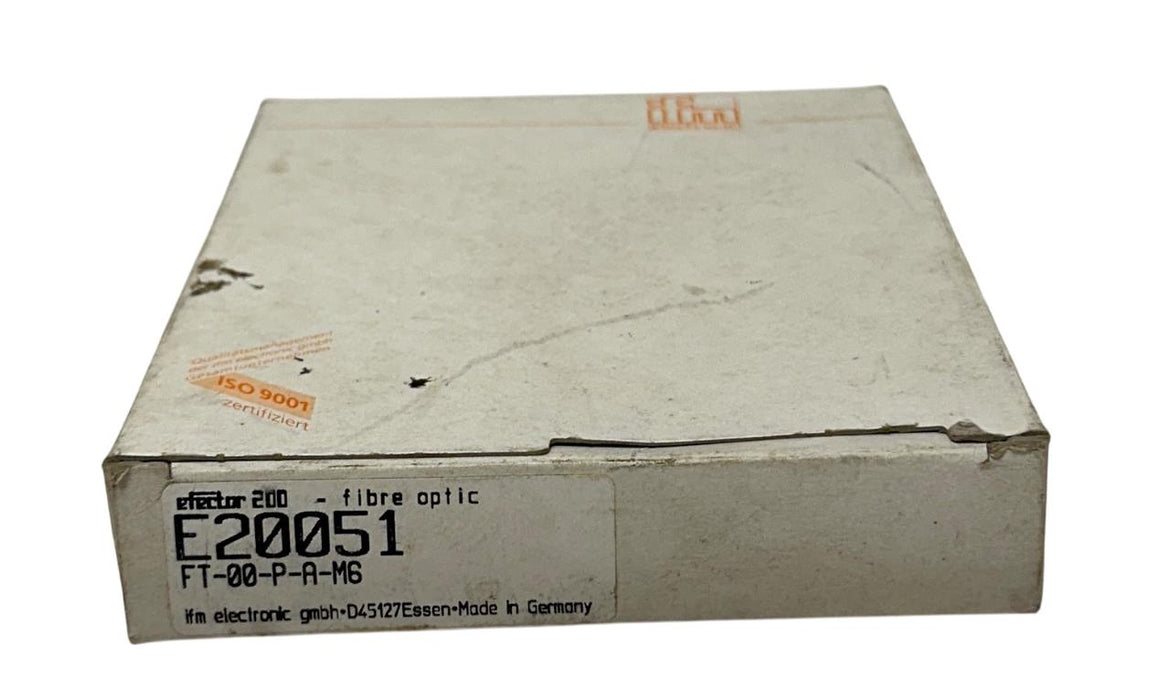 IFM FT-00-P-A-M6 / E20051 EFECTOR 200 FIBER OPTIC DIFFUSE REFLECTION SENSOR NSMP