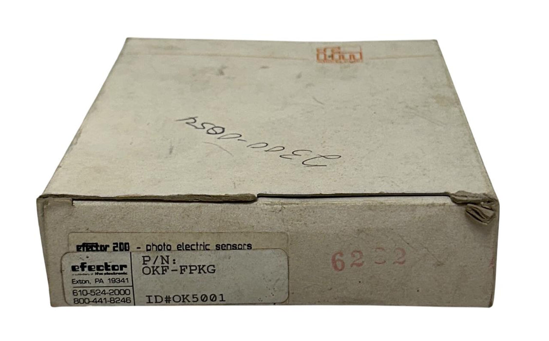 IFM OKF-FPKG / OK5001 EFECTOR 200 FIBER OPTIC AMPLIFIER 10-55VDC 40mm NSMP