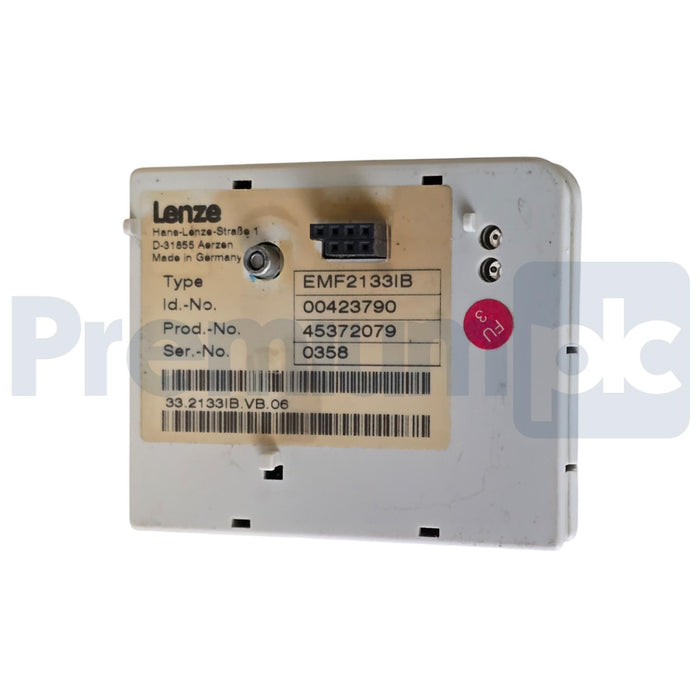 LENZE EVS9324-ES / 33.9324SE.2M.21 SERVO INVERTER 3P/480V 00408453 w/EMF2133IB