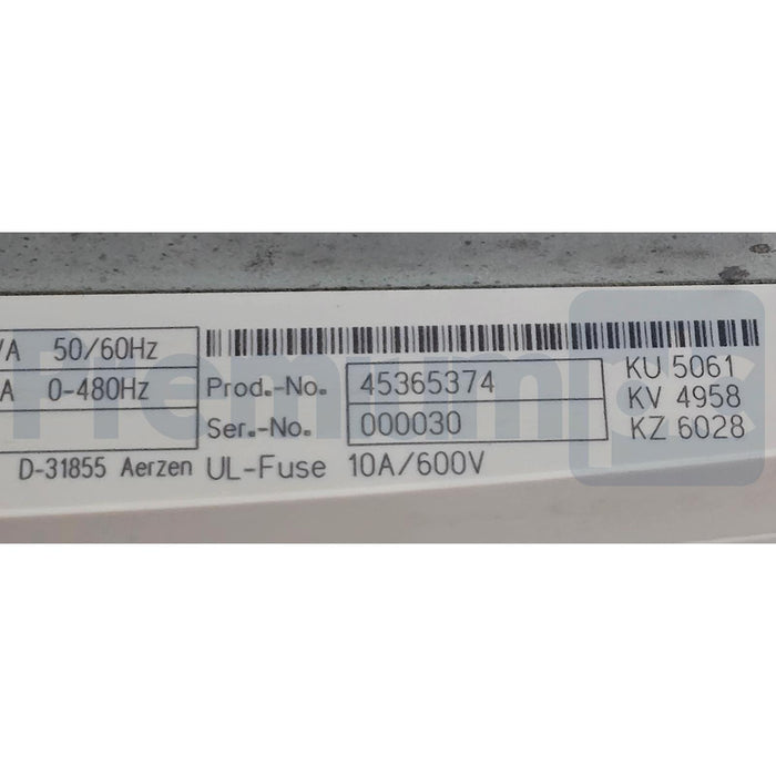 LENZE EVS9324-ES / 33.9324SE.2M.21 SERVO INVERTER 3P/480V 00408453 w/EMF2133IB