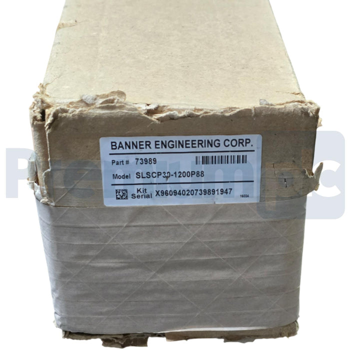 BANNER SLSCP30-1200P88 EZ-SCREEN 14/30 SAFETY LIGHT CURTAIN SET P/N: 73989 NSMP