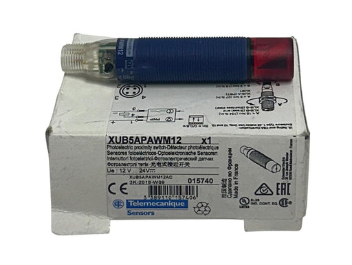 TELEMECANIQUE XUB5APAWM12 PHOTOELECTRIC PROXIMITY SWITCH / SENSOR 12-24VDC NSMP