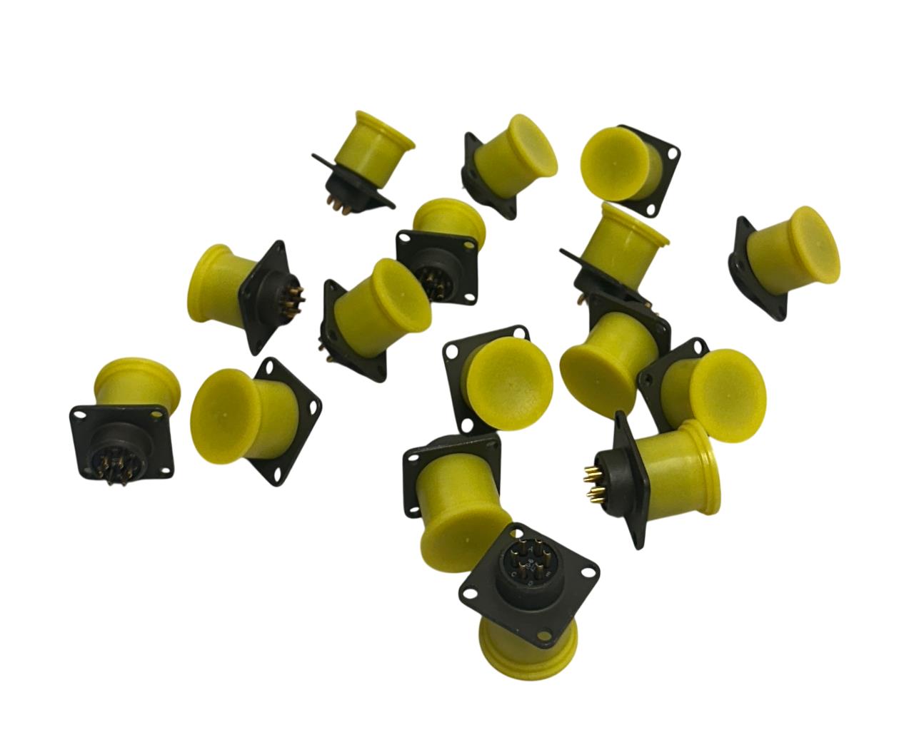 16 AMPHENOL PT02A-10-6P / AMPHPT02A106P / PT02A106P CIRCULAR MIL CONNECTORS NSNP