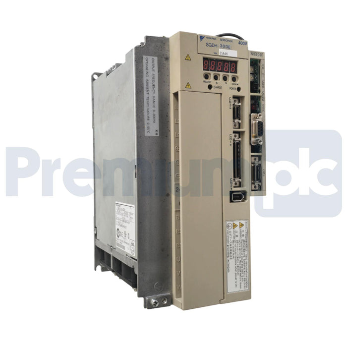 YASKAWA SGDH-30DE / SGDH30DE SIGMA II SERVOPACK AMPLIFIER 400V 3kW w/JUSP-NS500