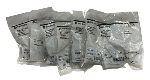 7 ALLEN BRADLEY 60-2657 /B BULLETIN 42EF PHOTOELECTRIC ACCESSORY BRACKETS NSFS