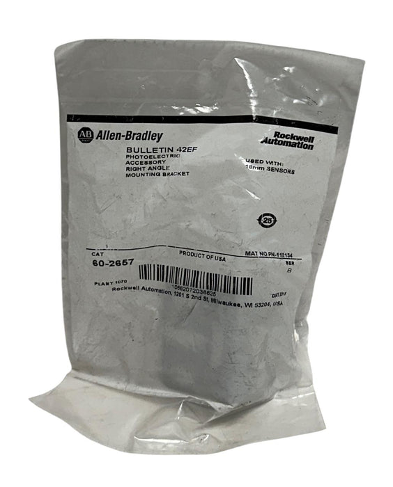 7 ALLEN BRADLEY 60-2657 /B BULLETIN 42EF PHOTOELECTRIC ACCESSORY BRACKETS NSFS