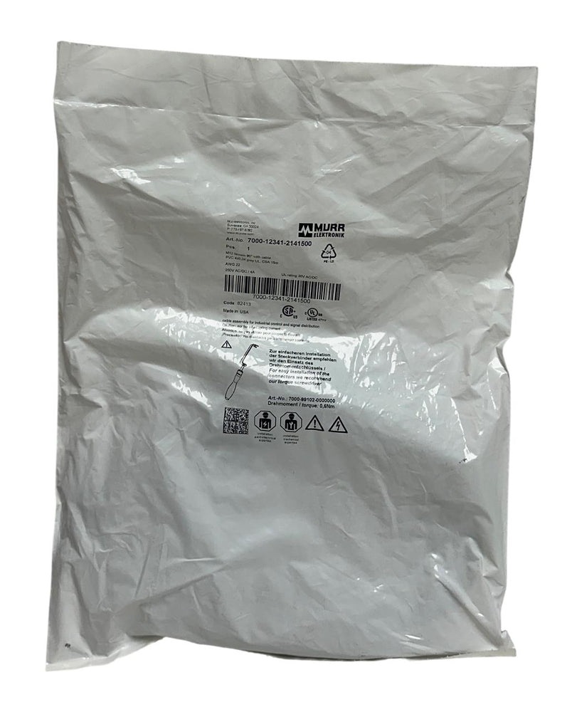 MURR ELEKTRONIK 7000-12341-2141500 / 7000123412141500 CONNECTION CABLE 15M NSFS