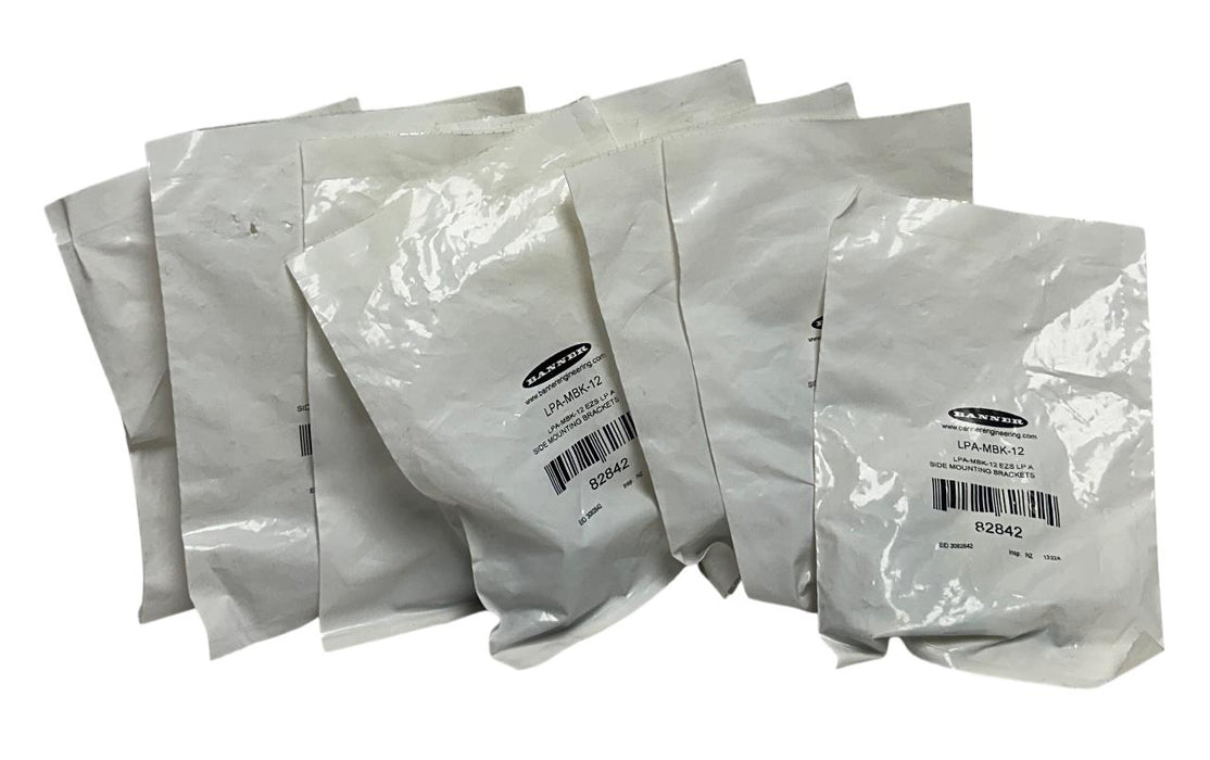 10 BANNER LPA-MBK-12 / 82842 EZ-SCREEN LOW PROFILE SIDE MOUNT BRACKETS NSFS