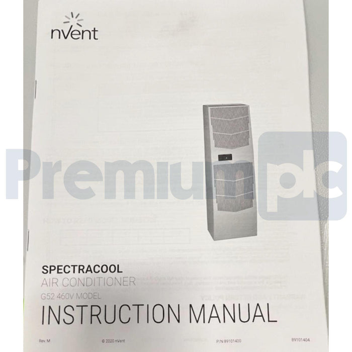 nVent HOFFMAN G52 SpectraCool AIR CONDITIONER 8000BTU 460V G520846G050 NSNP