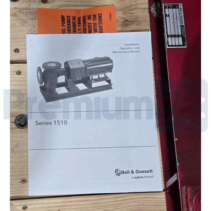 BELL & GOSSETT SERIES 1510 PUMP MODEL 3G - 440GPM 105FT 20HP 1800RPM 11.5"(READ)