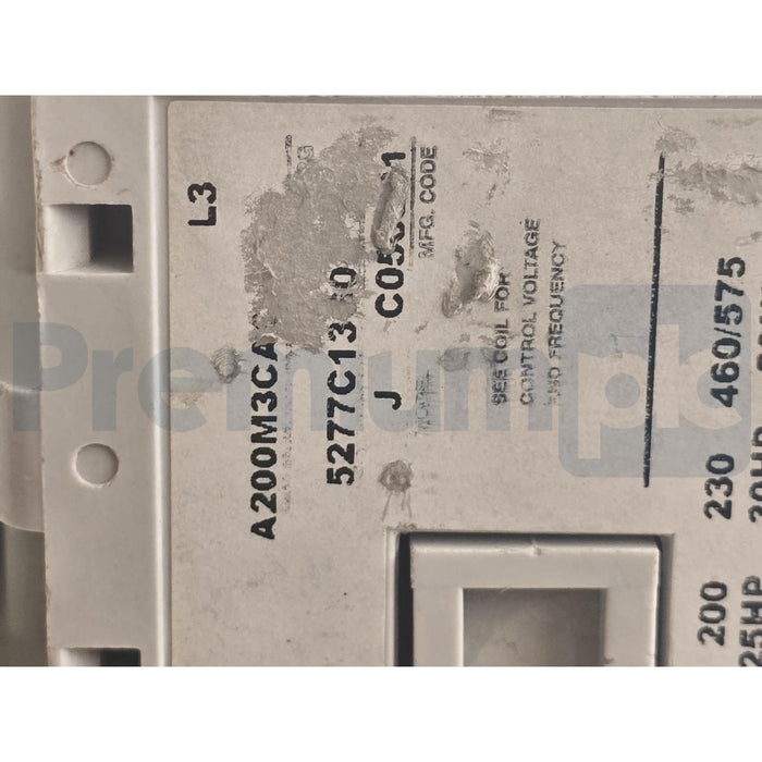 CUTLER-HAMMER A200M3CAC - A200 NEMA SIZE 3 MOTOR STARTER  110/120V COIL 90A USPI