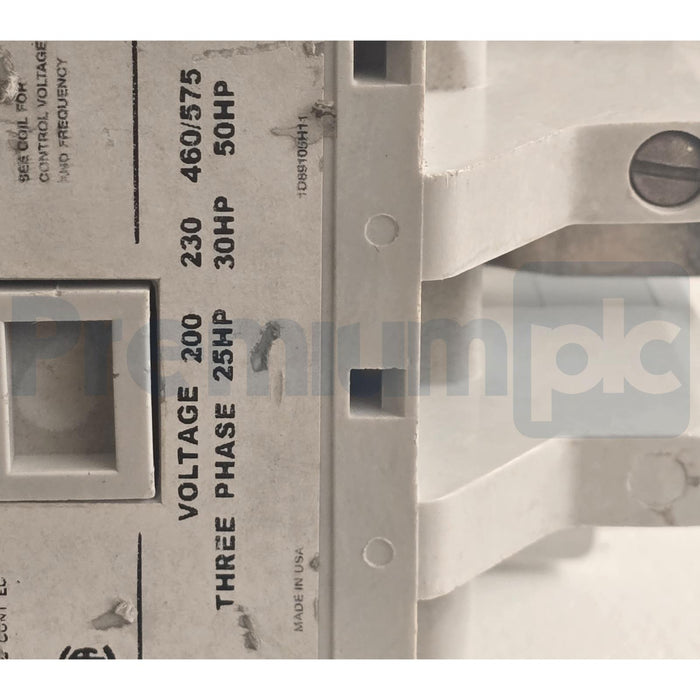 CUTLER-HAMMER A200M3CAC - A200 NEMA SIZE 3 MOTOR STARTER  110/120V COIL 90A USPI