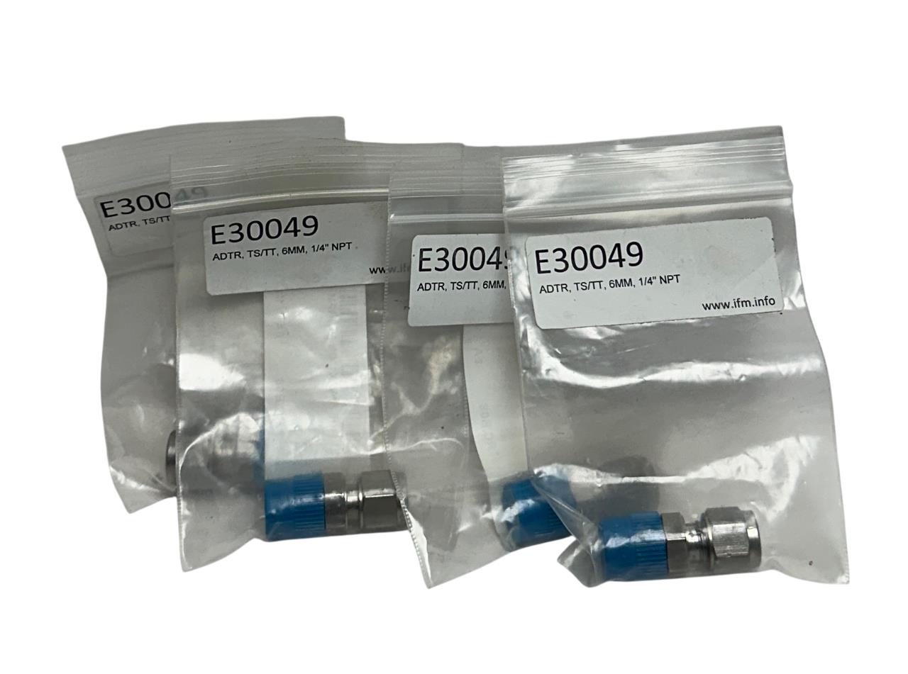 4 IFM E30049 / PROGRESSIVE RG FITTING D6 NPT ADAPTERS TS/TT 6mm 1/4'' NSMP