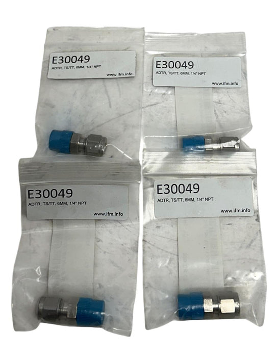 4 IFM E30049 / PROGRESSIVE RG FITTING D6 NPT ADAPTERS TS/TT 6mm 1/4'' NSMP