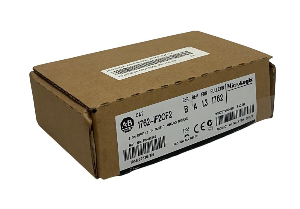 ALLEN BRADLEY 1762-IF2OF2 /B MicroLogix 2-CHNL INPUT / 2-CHNL OUTPUT MODULE NSMP