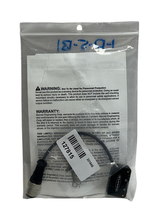 BANNER Q20PFF50Q5 / 78197 WORLD-BEAM Q20 SERIES PHOTOELECTRIC SENSOR 10-30V NSMP