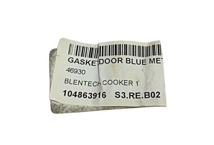 ERSA 46930 OEM BLUE DOOR GASKET FOR METAL DETECTOR BLENTECH COOKER NSNP