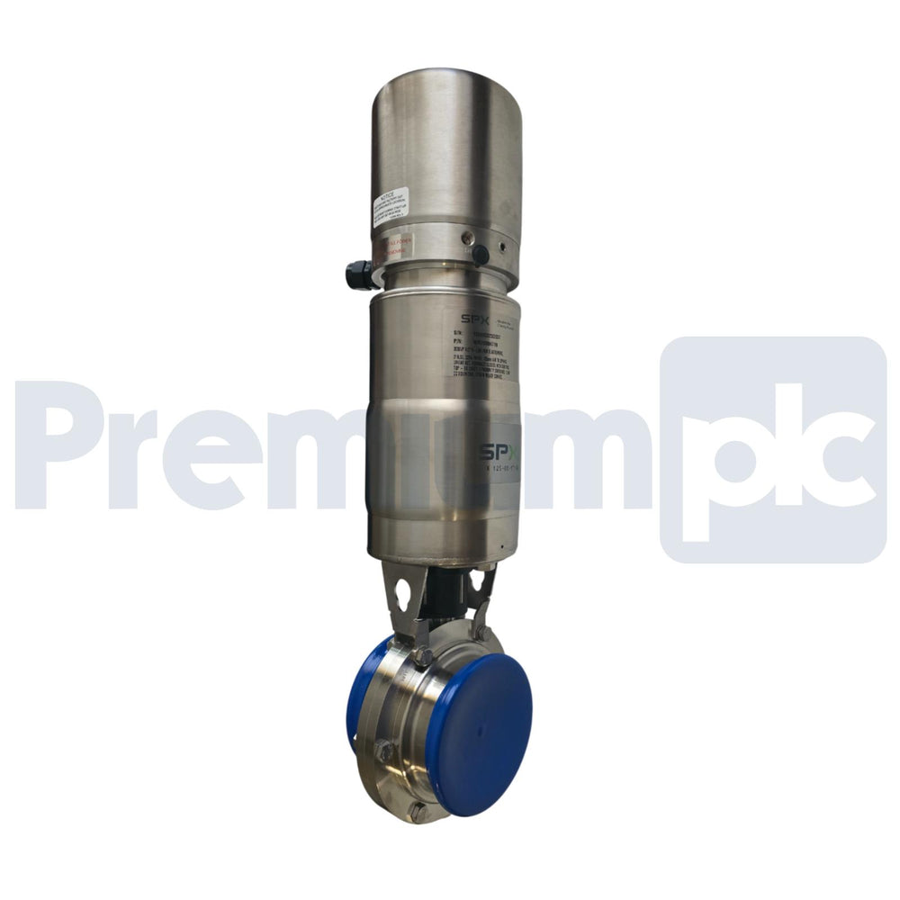 SPX 200BVP 4" S-LINE FKM ELASTOMERS BUTTERFLY VALVE w/ ACTUATOR WM20004719 NSNP