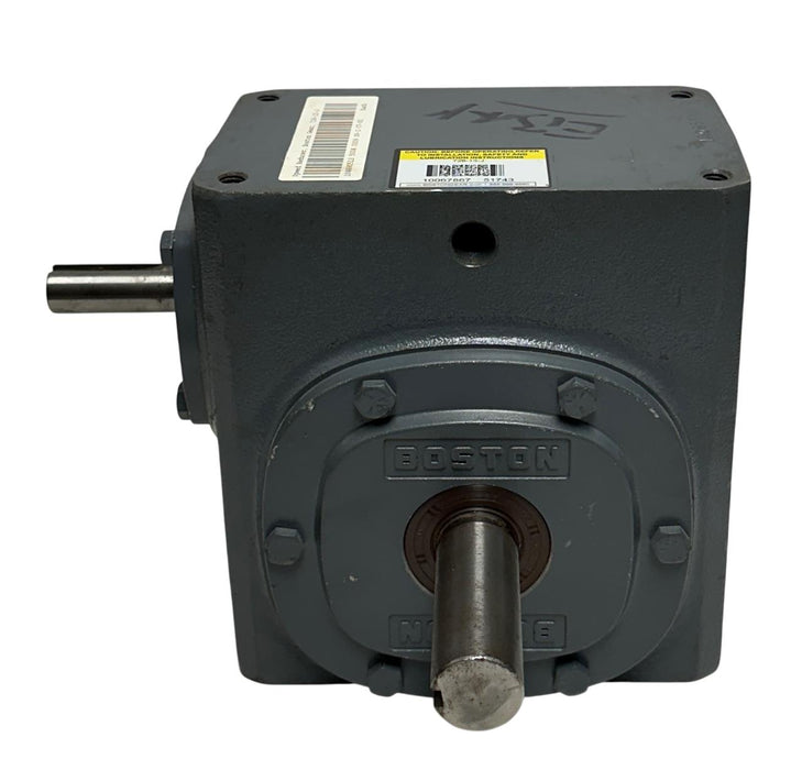 BOSTON GEAR 726-15-J / 51743 RIGHT ANGLE WORM GEAR SPEED REDUCER 15:1 RATIO NSNP
