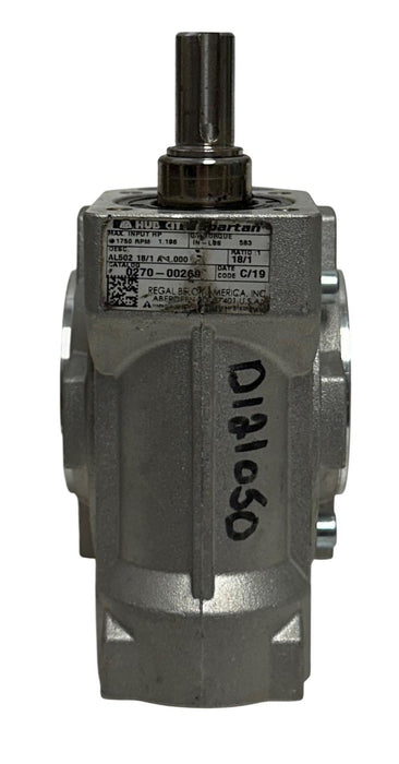 HUB CITY 0270-00269 / AL502 18/1 A 1.00 Spartan RIGHT ANGLE REDUCER 18:1 NSNP
