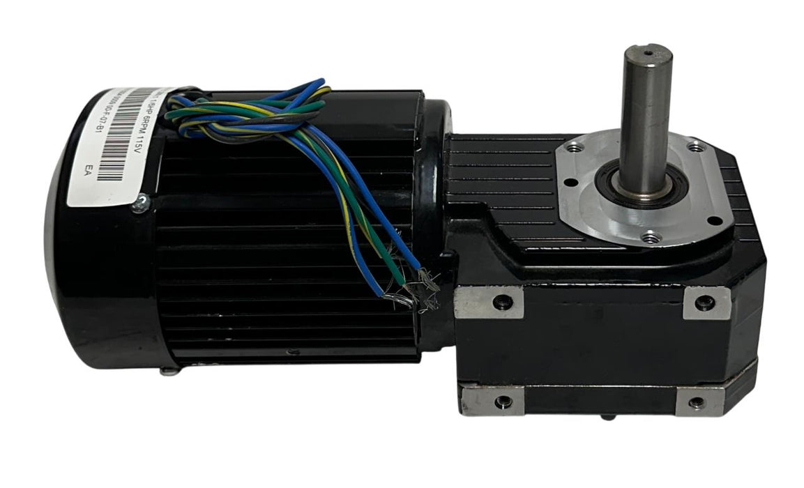 BODINE ELECTRIC 42R5BFCI-GB / 5266 RIGHT ANGLE GEARMOTOR 1/6HP 280:1 RATIO NSNP