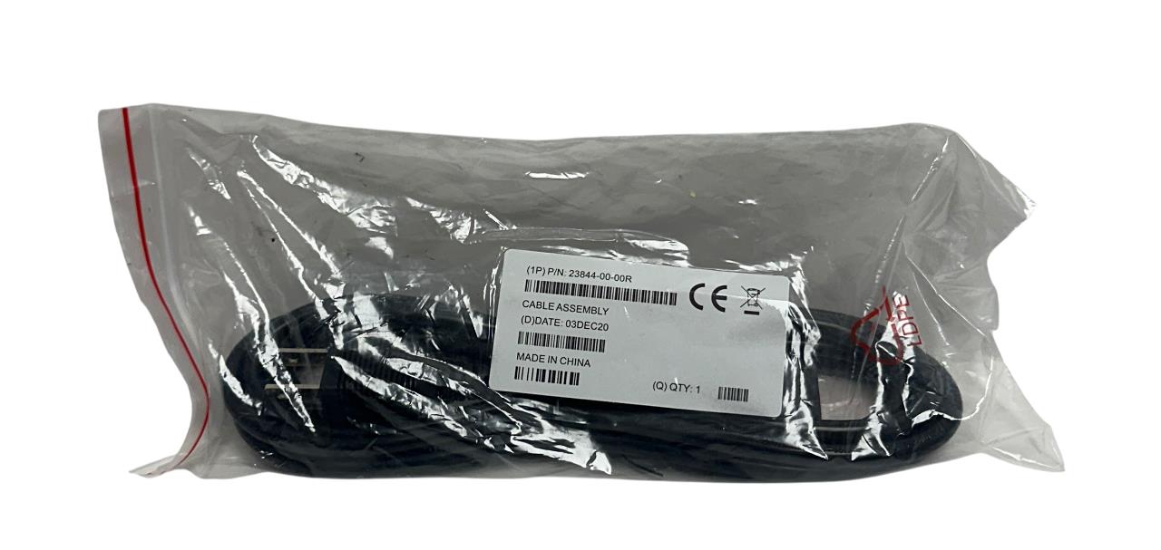 5 ZEBRA 23844-00-00R / 238440000R OEM CABLE ASSEMBLIES BLACK 7.5' LENGTH NSMP