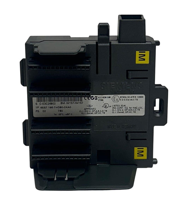 SIEMENS 6ES7 195-7HD80-0XA0 / 6ES71957HD800XA0 SIMATIC ET200 BUS MODULE NSMP