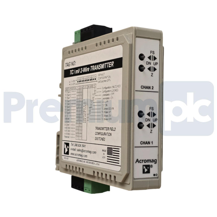 ACROMAG 656T-0600-C 600T DUAL TC/mV INPUT, TWO-WIRE TRANSMITTER 656T-0600 NSMP