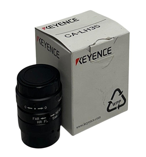 KEYENCE CA-LH35 / CALH35 HIGH-RESOLUTION LENS 35mm LOW-DISTORTION NSMP