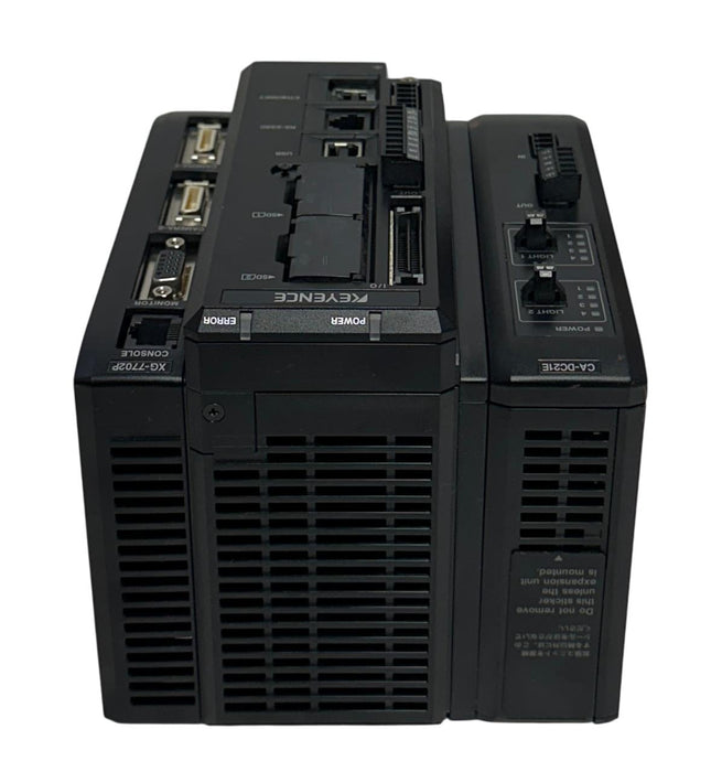 KEYENCE XG-7702P / CA-DC21E MULTI-CAMERA IMAGING SYSTEM CONTROLLER EtherNet USNP