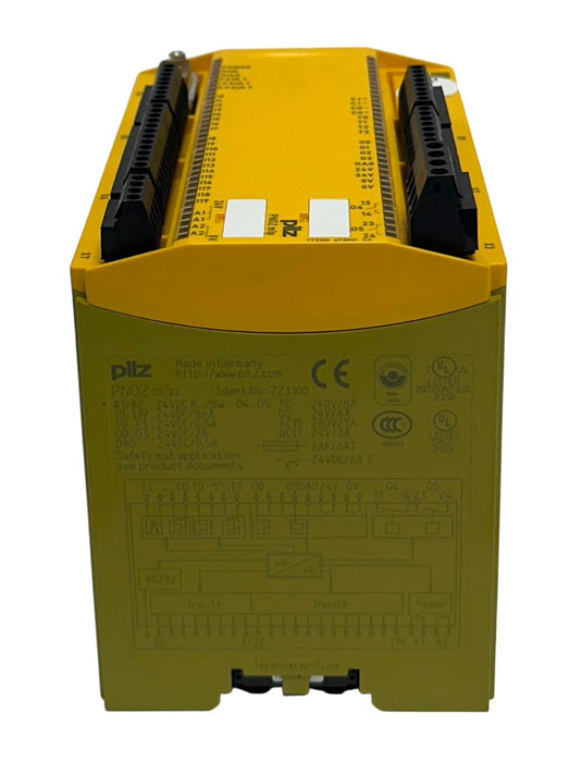 PILZ PNOZ m1p / 773100 BASE UNIT SAFETY CONTROLLER RS-232 24VDC SUPPLY USNP