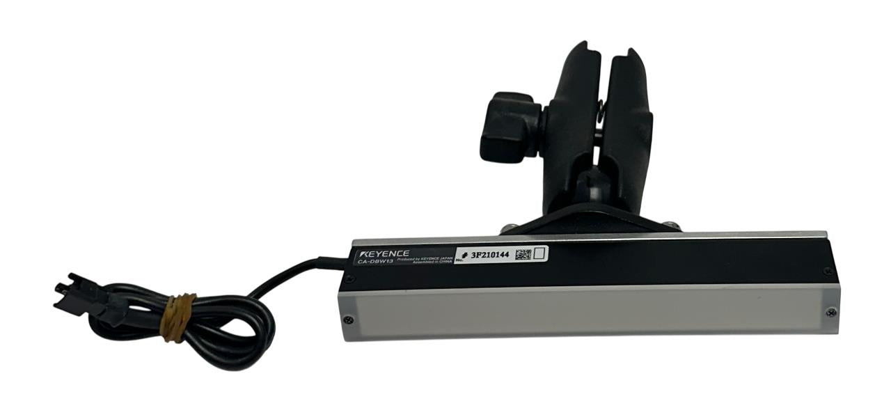 KEYENCE CA-DBW13 / CADBW13 OEM WHITE BAR LIGHT 132mm LED W/ OP-42280 12V USNP