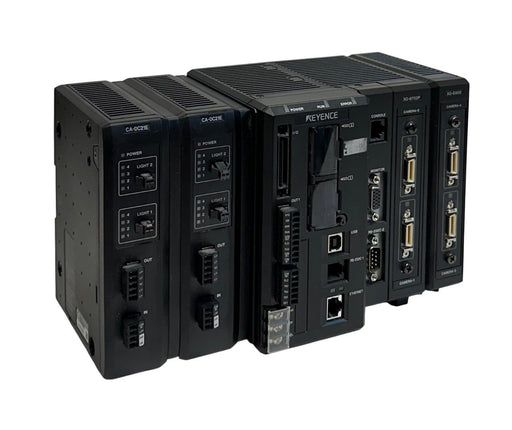 KEYENCE XG-8702P / CA-DC21E MULTI-CAMERA IMAGING SYSTEM XG-E800 EtherNet USNP