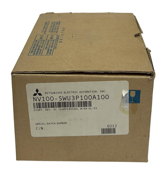 MITSUBISHI NV100-SWU3P100A100 / NV100-SWU BREAKER 100A NV100-SWU3-100 50kA NSMP