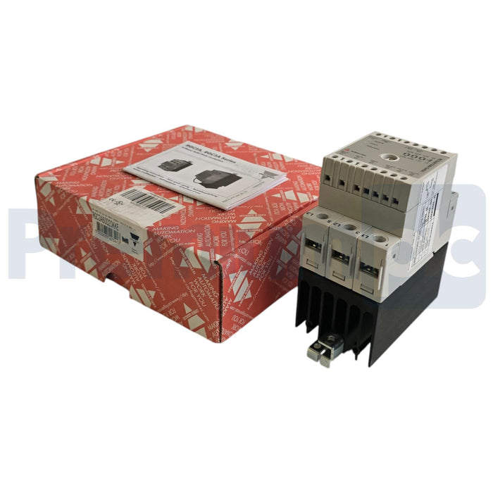 CARLO GAVAZZI RGC3A60D20KKE DIN-RAIL SSR SOLID STATE RELAY 3P 600V 20A NSMP