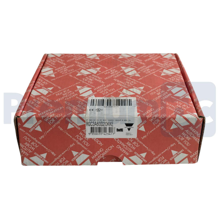 CARLO GAVAZZI RGC3A60D20KKE DIN-RAIL SSR SOLID STATE RELAY 3P 600V 20A NSMP