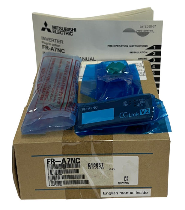 MITSUBISHI FR-A7NC / FRA7NC INVERTER PLUG-IN CC-Link OPTION COMM MODULE NSMP