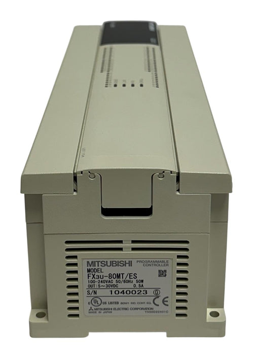 MITSUBISHI FX3U-80MT/ES / FX3U-80M MELSEC-F CPU CONTROLLER 40IN/40OUT RS422 NSNP