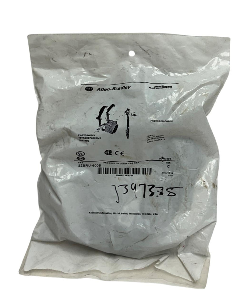 ALLEN BRADLEY 42SRU-6005 /C PHOTOSWITCH RETROREFLECTIVE SENSOR 20-132VAC/DC NSMP