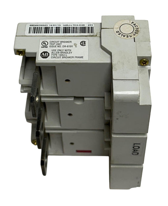 ALLEN BRADLEY 140U-LTD3-D35 / 69D4670G23 CIRCUIT BREAKER TRIP UNIT 350A USNP