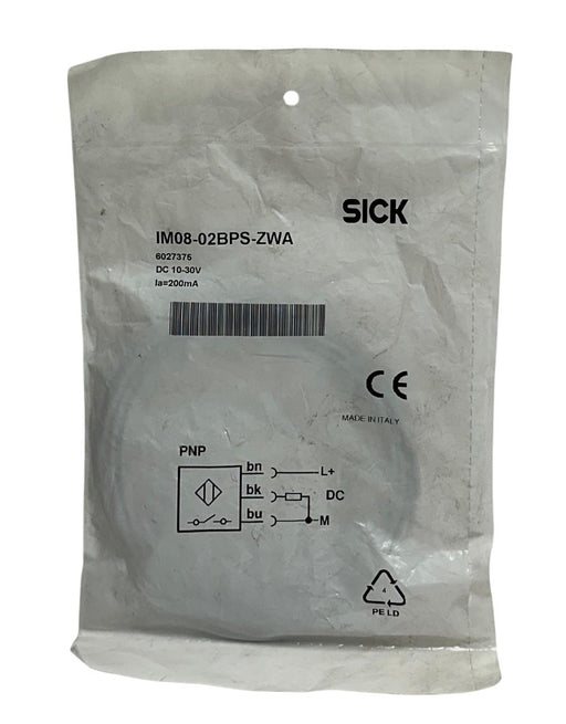SICK IM08-02BPS-ZWA / 6027375 INDUCTIVE PROXIMITY SENSOR 10-30VDC 200mA NSFS