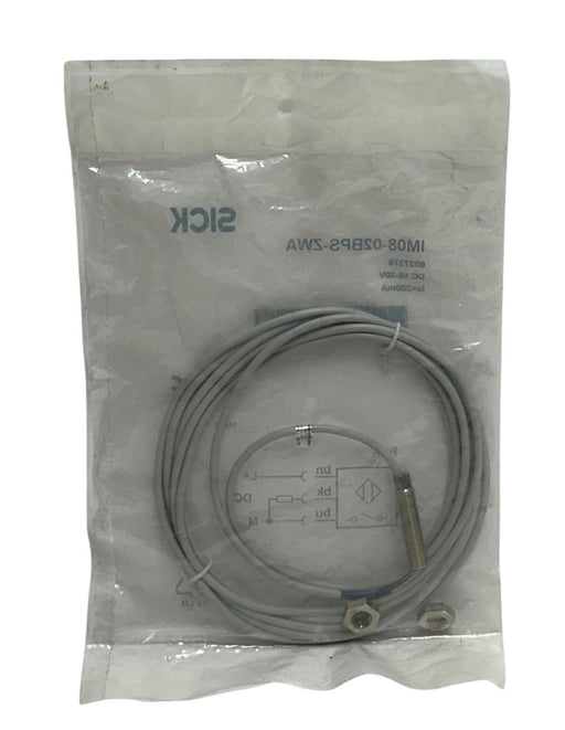 SICK IM08-02BPS-ZWA / 6027375 INDUCTIVE PROXIMITY SENSOR 10-30VDC 200mA NSFS