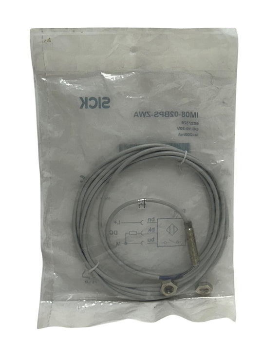 SICK IM08-02BPS-ZWA / 6027375 INDUCTIVE PROXIMITY SENSOR 10-30VDC 200mA NSFS