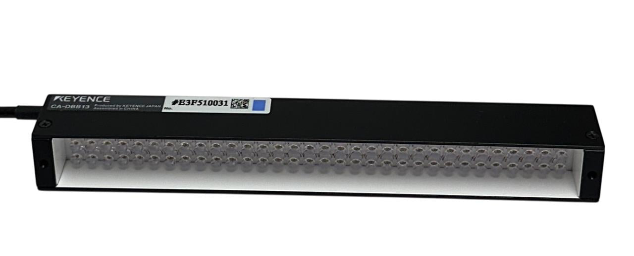 KEYENCE CA-DBB13 / CADBB13 OEM BLUE BAR LIGHT 132mm NO PLATE 24VDC 7.3W NSMP