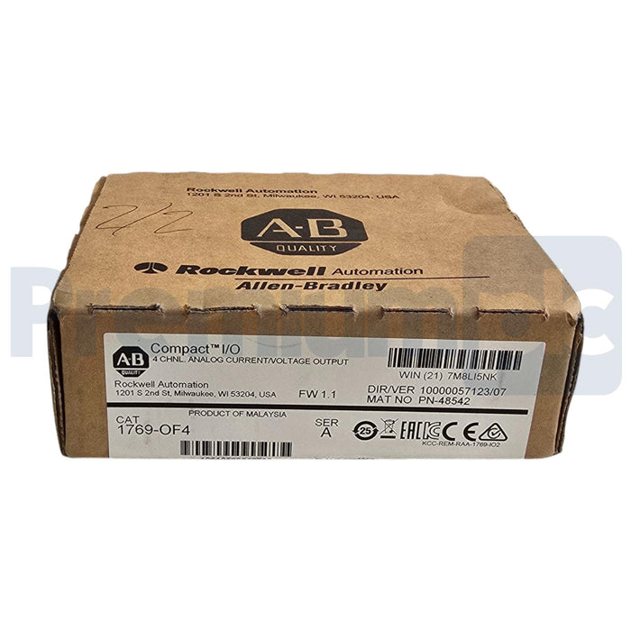 ALLEN BRADLEY 1769-OF4 /A CompactLogix I/O 4-CH ANALOG ~/V OUTPUT MODULE NSFS